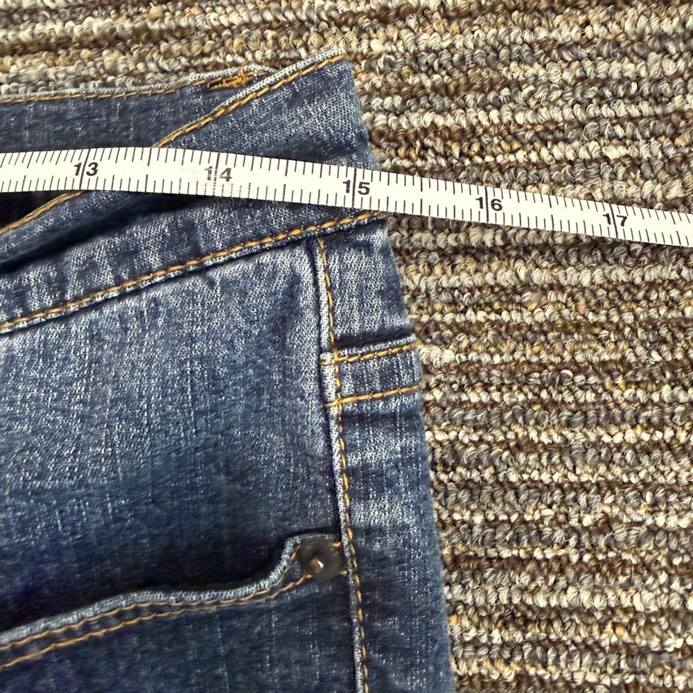 Karen Kane Women’s size 12 Straight Leg Jeans in Dark Blue - Picture 6 of 7